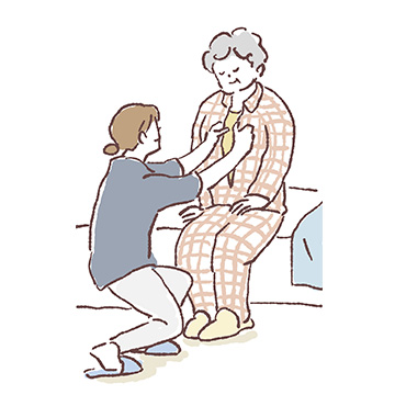 着替え介助